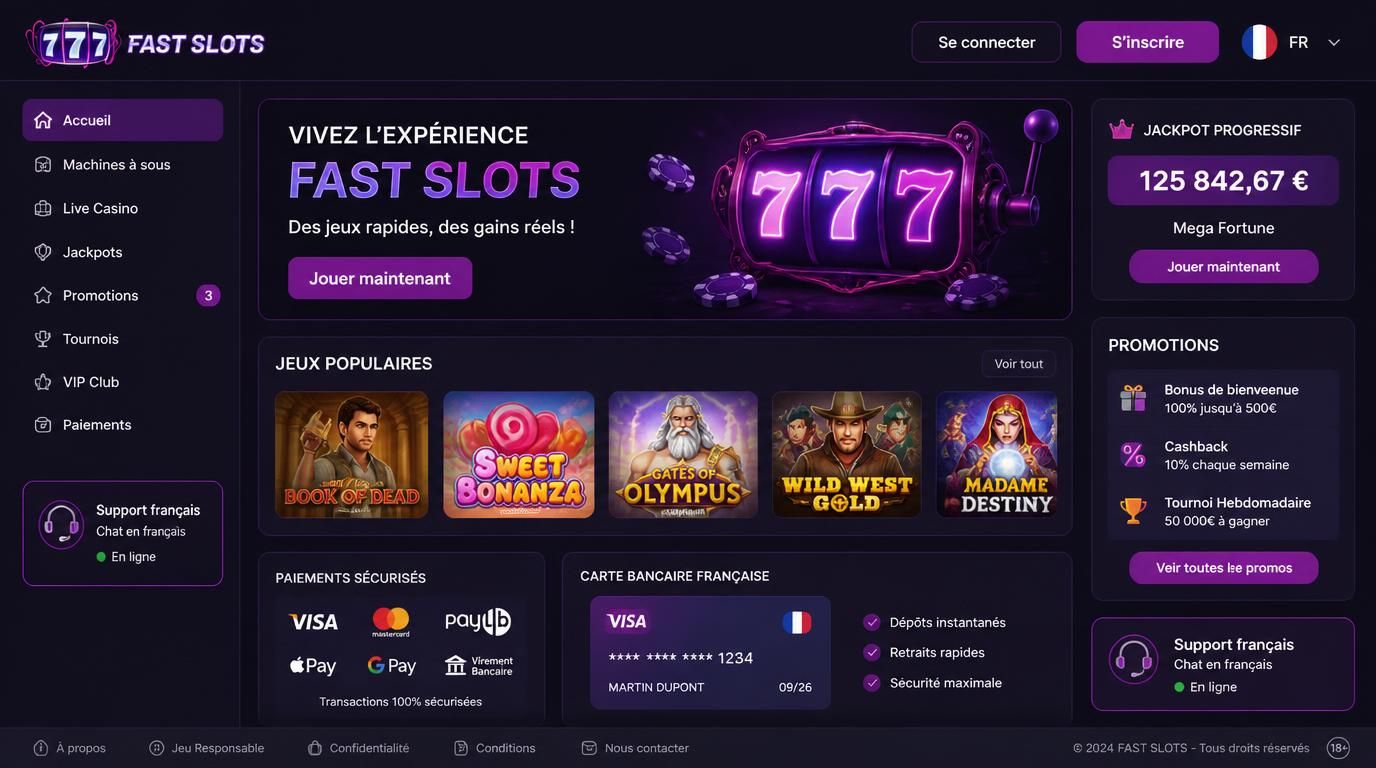 Interface et support client clairement localisés pour la France